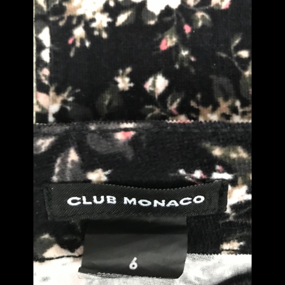 ❤️Club Monaco Floral Print Alessia Corduroy Pant 6 - Picture 3 of 4